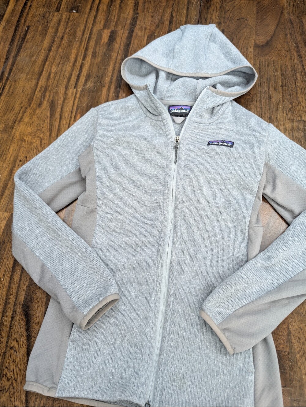 Patagonia Performance Better Sweater Womens XS Grey Hooded